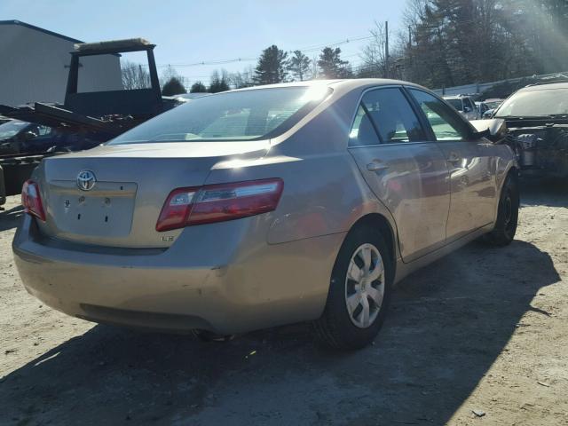 4T1BE46KX8U262425 - 2008 TOYOTA CAMRY CE GOLD photo 4