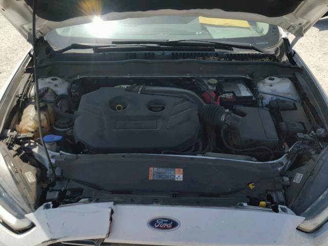 3FA6P0K90ER214730 - 2014 FORD FUSION TIT WHITE photo 7