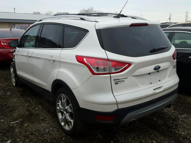 1FMCU0J90DUA28549 - 2013 FORD ESCAPE TIT WHITE photo 3