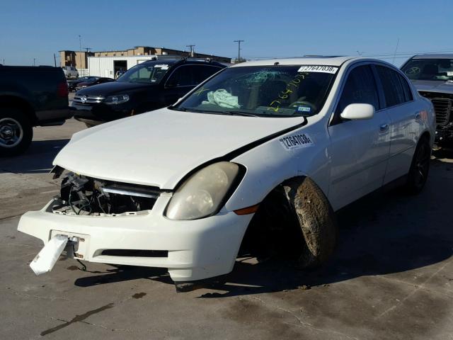 JNKCV51E13M019528 - 2003 INFINITI G35 WHITE photo 2