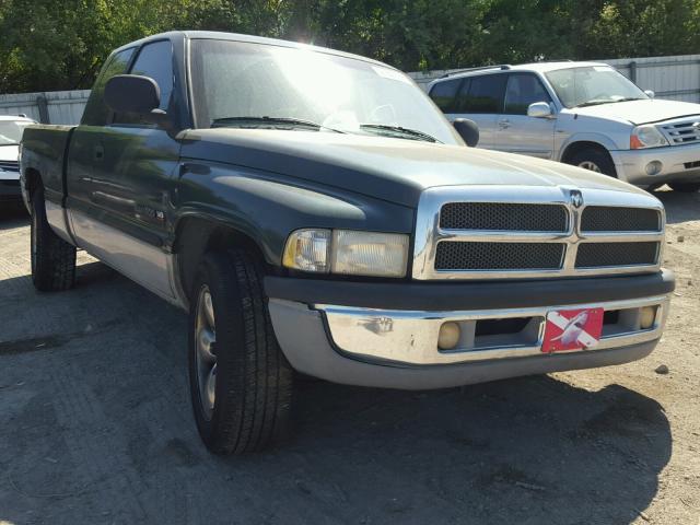 3B7HC13Z8YG130951 - 2000 DODGE RAM 1500 GREEN photo 1