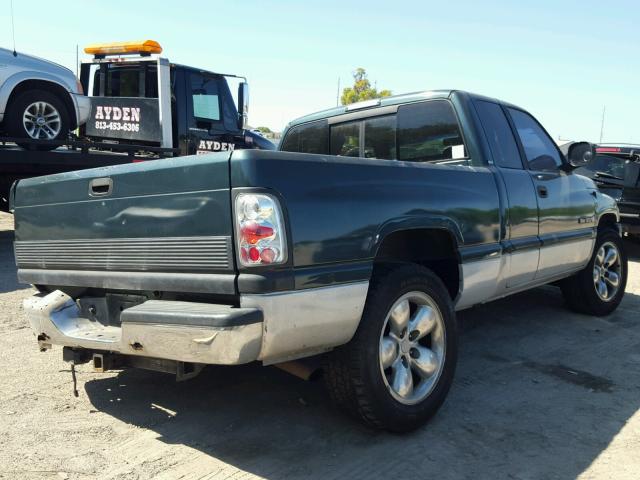 3B7HC13Z8YG130951 - 2000 DODGE RAM 1500 GREEN photo 4