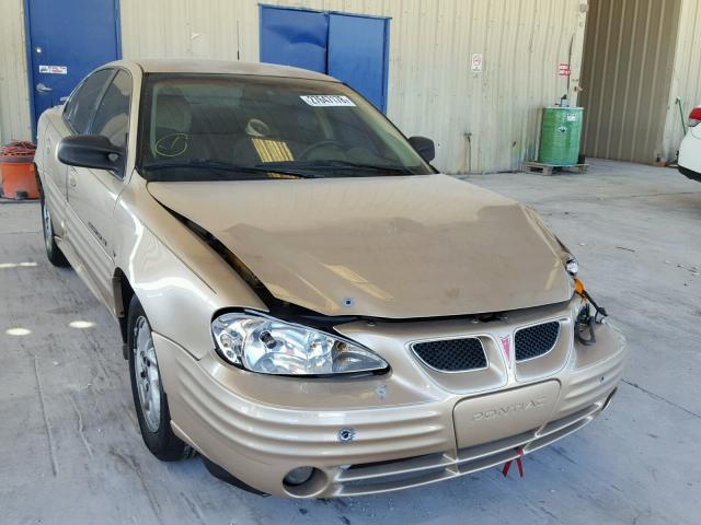 1G2NF52E61M526464 - 2001 PONTIAC GRAND AM S GOLD photo 1