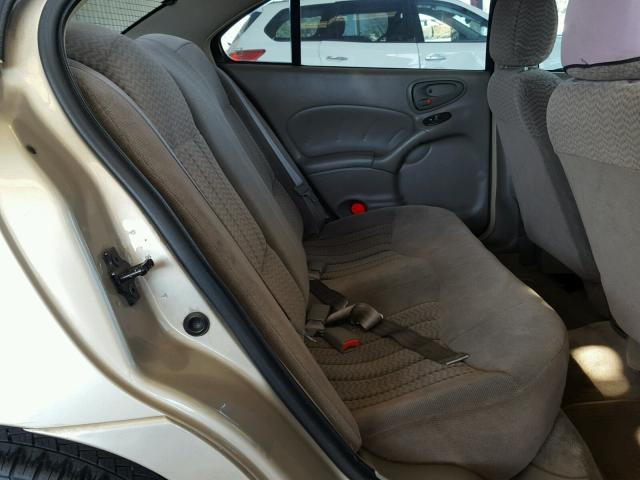 1G2NF52E61M526464 - 2001 PONTIAC GRAND AM S GOLD photo 6