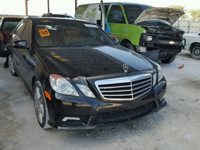 WDDHF7CB6AA033416 - 2010 MERCEDES-BENZ E 550 BLACK photo 1