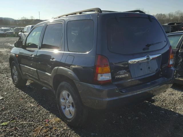 4F2CZ04103KM56076 - 2003 MAZDA TRIBUTE LX BLUE photo 3