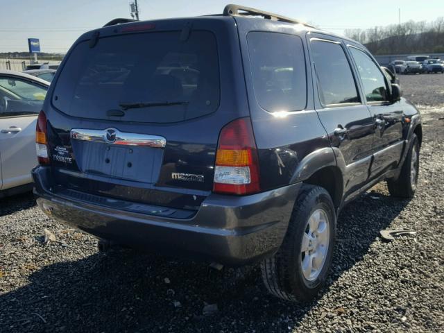 4F2CZ04103KM56076 - 2003 MAZDA TRIBUTE LX BLUE photo 4