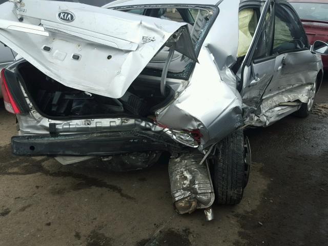 KNAFE122485493404 - 2008 KIA SPECTRA EX SILVER photo 9