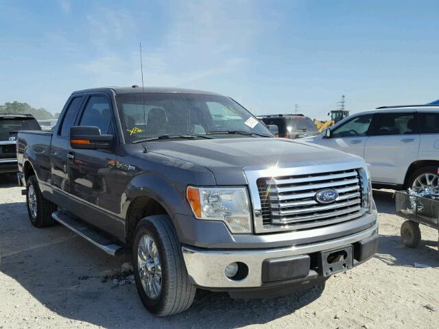 1FTFX1CF0CKD22268 - 2012 FORD F150 SUPER GRAY photo 1