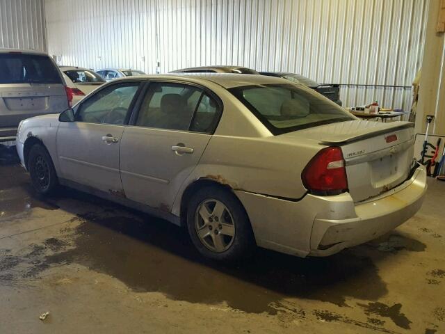 1G1ZT54825F257346 - 2005 CHEVROLET MALIBU LS ვერცხლისფერი ფოტო 3