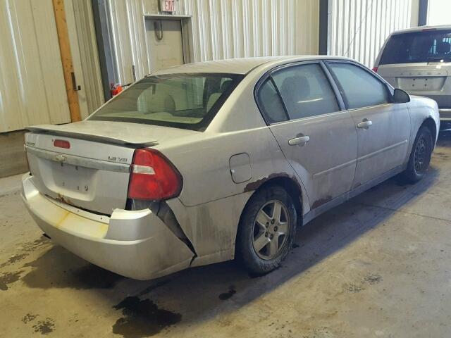 1G1ZT54825F257346 - 2005 CHEVROLET MALIBU LS SILVER photo 4