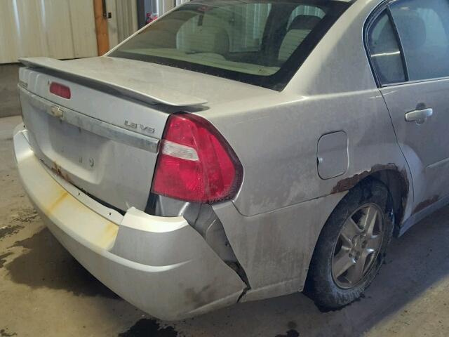 1G1ZT54825F257346 - 2005 CHEVROLET MALIBU LS ვერცხლისფერი ფოტო 9