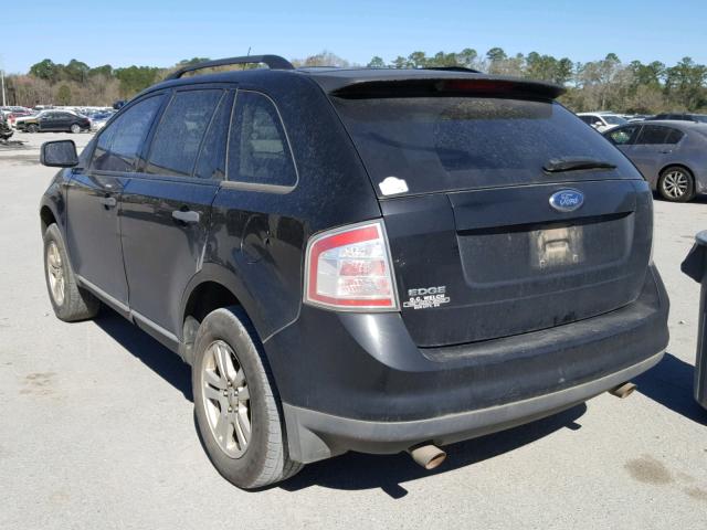 2FMDK36C27BB23415 - 2007 FORD EDGE SE BLACK photo 3