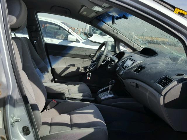 1HGFA16537L082428 - 2007 HONDA CIVIC LX SILVER photo 5