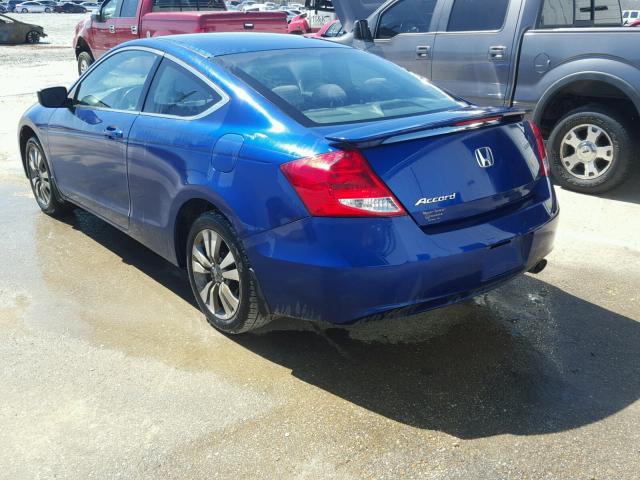 1HGCS1B33BA016891 - 2011 HONDA ACCORD LX- BLUE photo 3