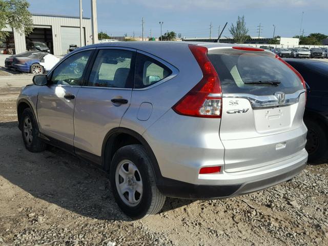 3CZRM3H39GG704788 - 2016 HONDA CR-V LX SILVER photo 3