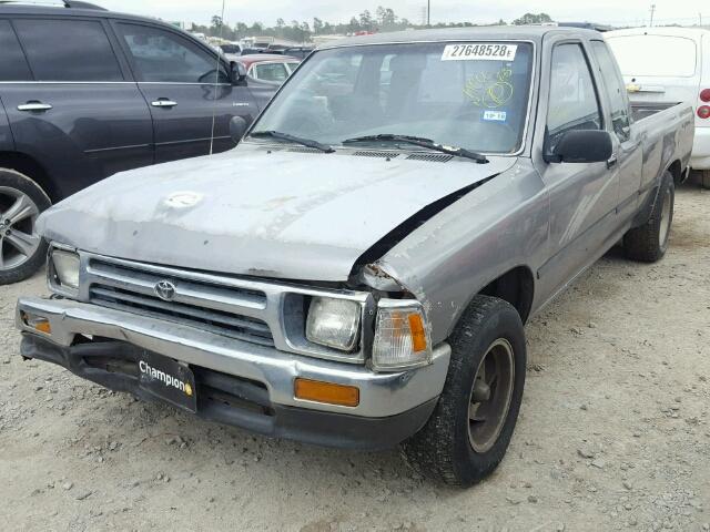 JT4RN93P4P5079398 - 1993 TOYOTA PICKUP 1/2 GRAY photo 2