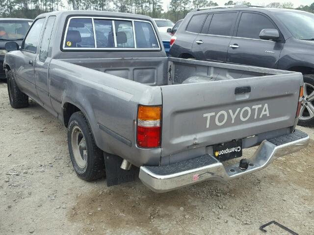 JT4RN93P4P5079398 - 1993 TOYOTA PICKUP 1/2 GRAY photo 3