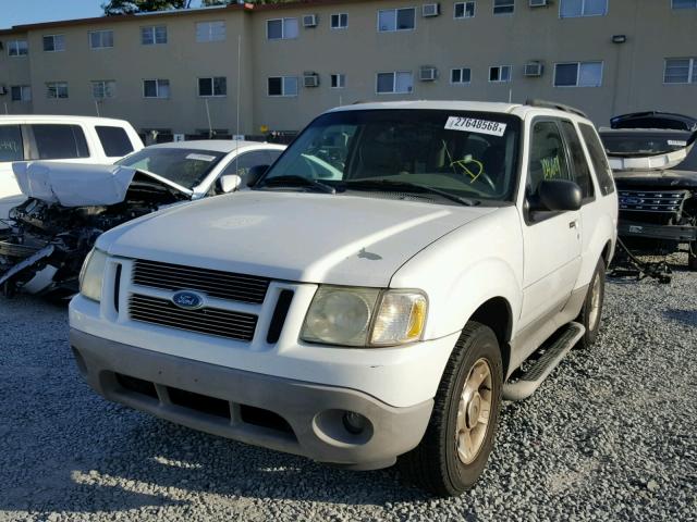 1FMYU60E73UA37111 - 2003 FORD EXPLORER S WHITE photo 2