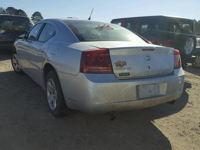 2B3KA43R58H196131 - 2008 DODGE CHARGER GRAY photo 3