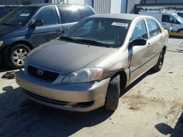 1NXBR32E65Z356747 - 2005 TOYOTA COROLLA CE GOLD photo 2