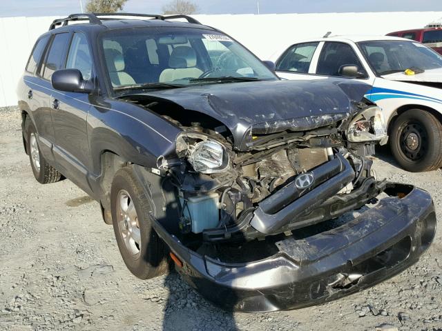 KM8SC13D85U010517 - 2005 HYUNDAI SANTA FE G BLUE photo 1