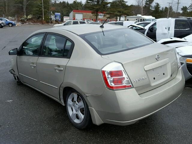 3N1AB61E38L760467 - 2008 NISSAN SENTRA 2.0 TAN photo 3