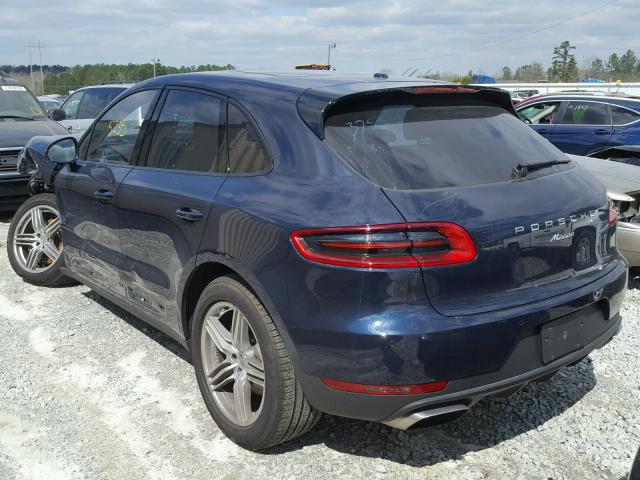 WP1AA2A56HLB81363 - 2017 PORSCHE MACAN BLUE photo 3