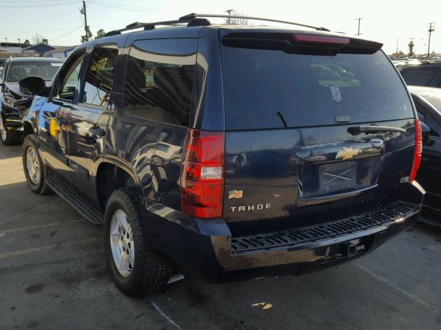 1GNFC13097R312446 - 2007 CHEVROLET TAHOE C150 BLUE photo 3