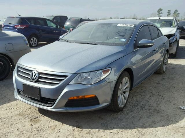 WVWMN7AN7BE721797 - 2011 VOLKSWAGEN CC SPORT BLUE photo 2