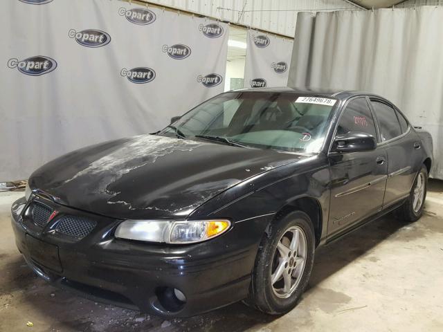 1G2WK52J22F176530 - 2002 PONTIAC GRAND PRIX BLACK photo 2