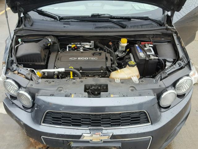 1G1JC5SH6C4209583 - 2012 CHEVROLET SONIC LT GRAY photo 7