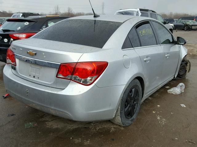 1G1PC5SH8B7118225 - 2011 CHEVROLET CRUZE LS SILVER photo 4