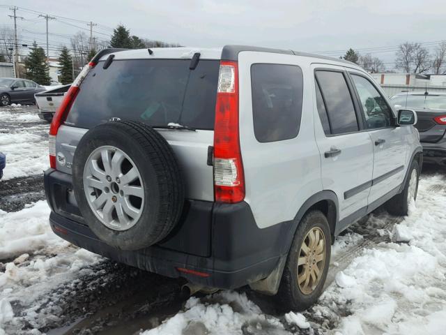 SHSRD77806U443834 - 2006 HONDA CR-V EX SILVER photo 4