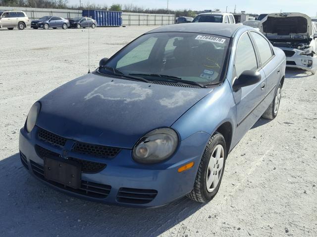 1B3ES26C43D215960 - 2003 DODGE NEON SE BLUE photo 2