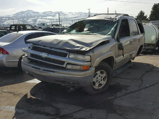 1GNEK13Z52J197963 - 2002 CHEVROLET TAHOE K150 TAN photo 2