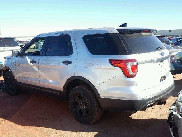 1FM5K8AR3HGB55765 - 2017 FORD EXPLORER P SILVER photo 3