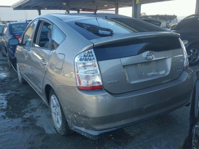 JTDKB20U083350501 - 2008 TOYOTA PRIUS GOLD photo 3