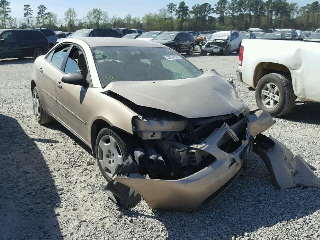 1G2ZF55B464164483 - 2006 PONTIAC G6 SE GOLD photo 1