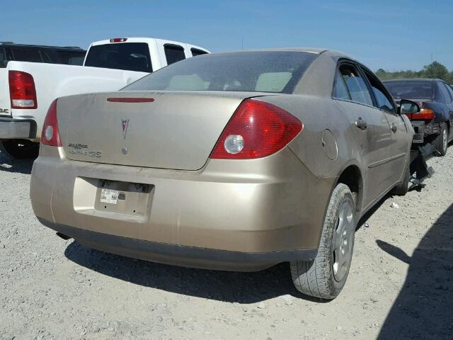 1G2ZF55B464164483 - 2006 PONTIAC G6 SE GOLD photo 4