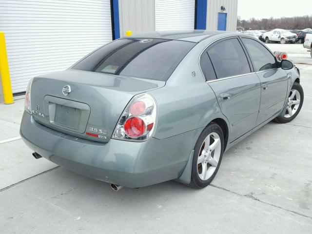 1N4BL11DX5C267326 - 2005 NISSAN ALTIMA SE GREEN photo 4