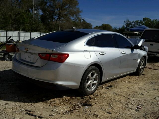 1G1ZB5ST9GF333545 - 2016 CHEVROLET MALIBU LS ვერცხლისფერი ფოტო 4