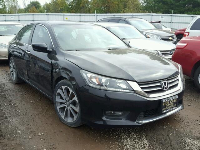 1HGCR2F51EA273517 - 2014 HONDA ACCORD SPO BLACK photo 1