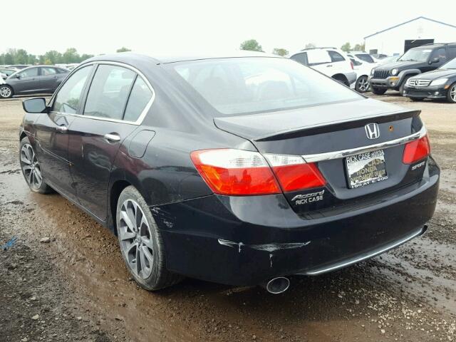 1HGCR2F51EA273517 - 2014 HONDA ACCORD SPO BLACK photo 3