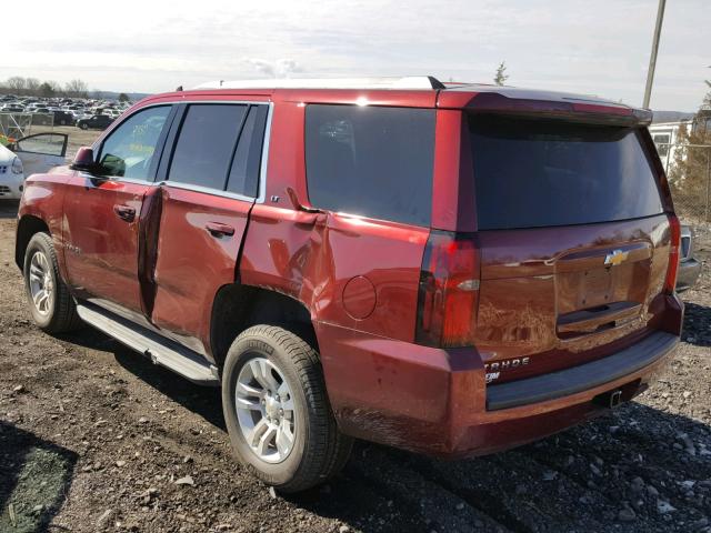 1GNSKBKC6HR399095 - 2017 CHEVROLET TAHOE K150 RED photo 3