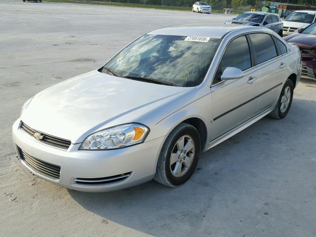 2G1WT57K791231641 - 2009 CHEVROLET IMPALA 1LT SILVER photo 2