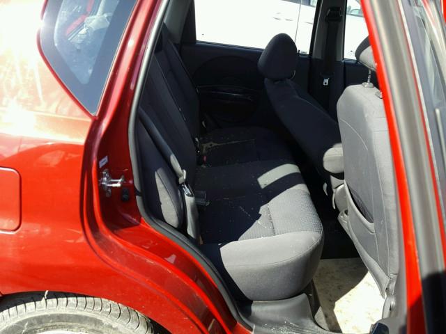 KL1TD66638B266538 - 2008 CHEVROLET AVEO BASE كستنائي صورة 6
