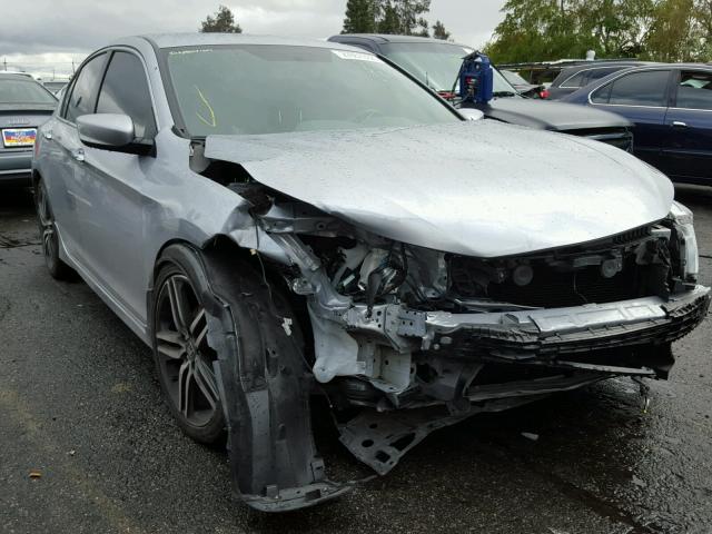 1HGCR2F59GA236637 - 2016 HONDA ACCORD SPO SILVER photo 1