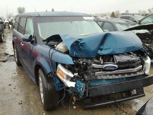 2FMHK6CCXBBD10160 - 2011 FORD FLEX SEL TEAL photo 1