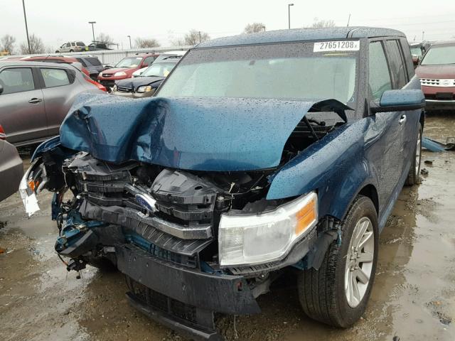 2FMHK6CCXBBD10160 - 2011 FORD FLEX SEL ტალღისფერი ფოტო 2